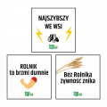 Zestaw naklejek top agrar Polska