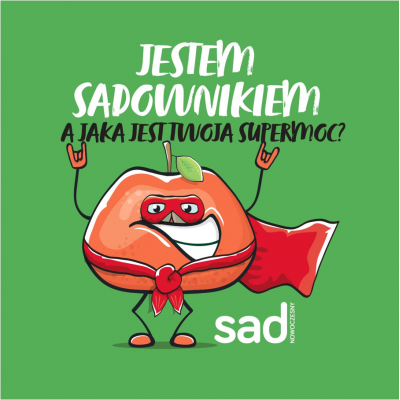 Naklejka Jestem Sadownikiem
