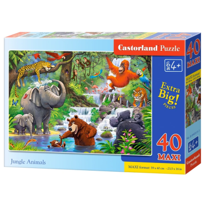 Puzzle 40 elementów Jungle...