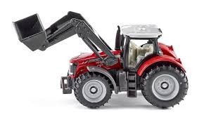Siku 1484 - traktor Massey Ferguson z przednią ładowarką