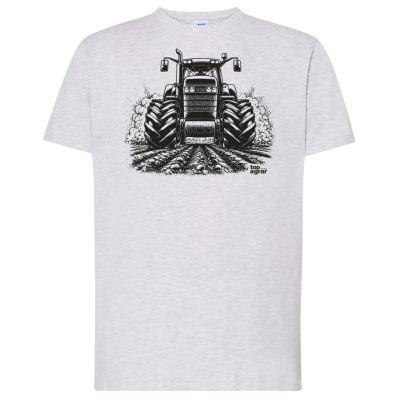 Koszulka męska szara z logo...