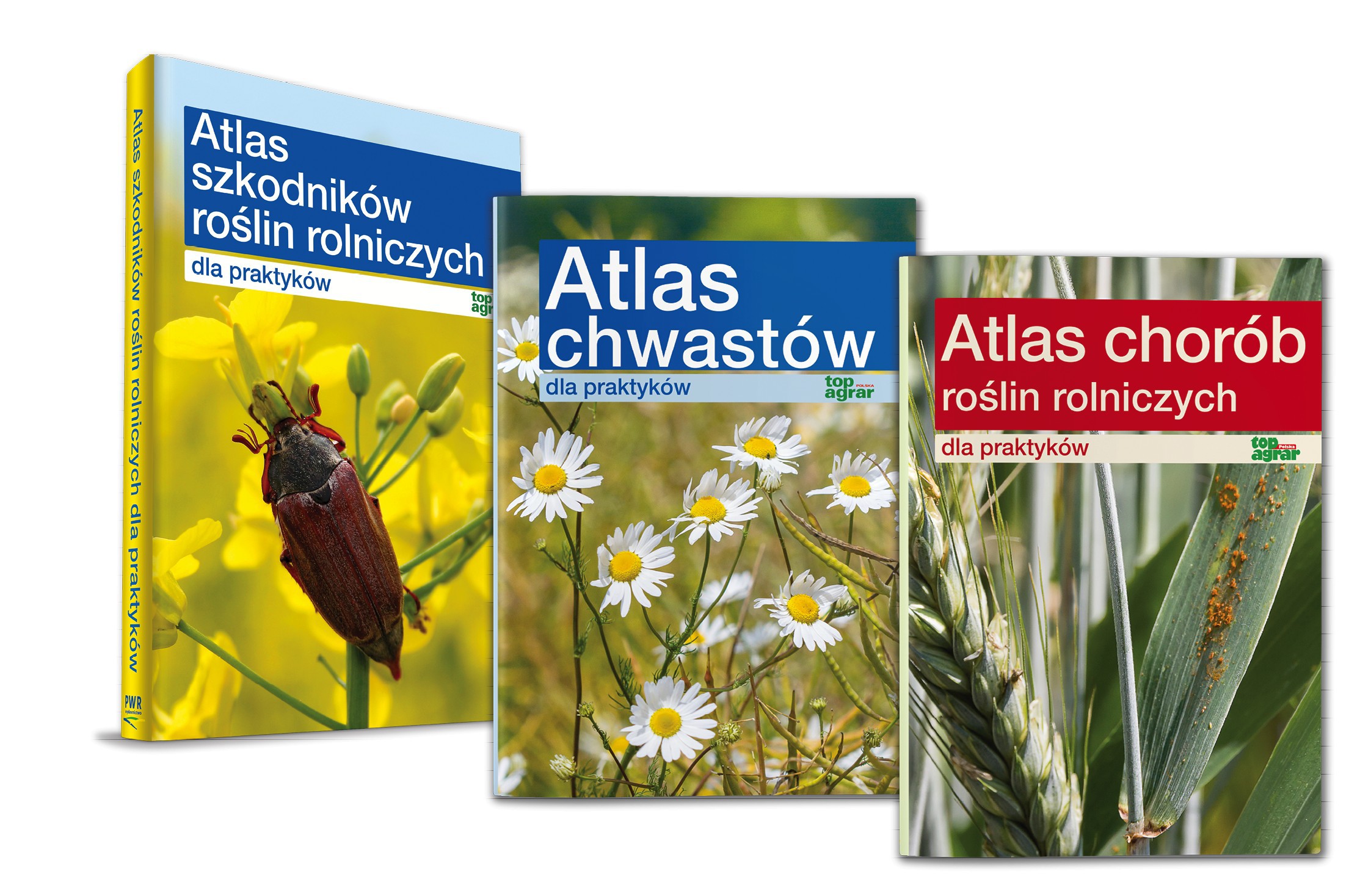 Pakiet: Atlas chwastów + Atlas szkodników + Atlas chorób